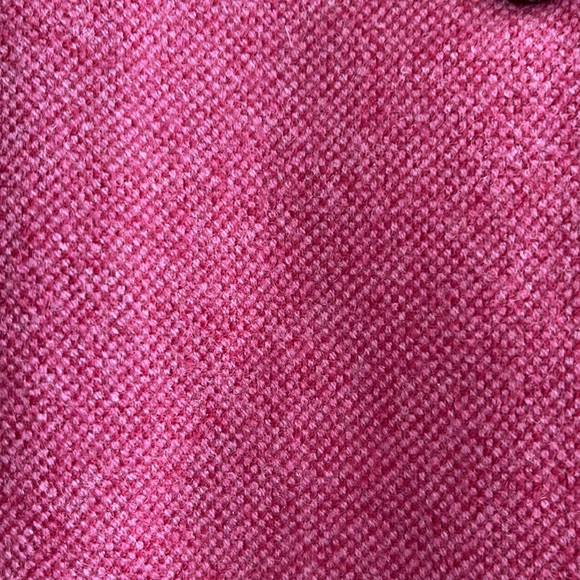 NWOT Talbots cranberry woven all wool blazer - Picture 11 of 12